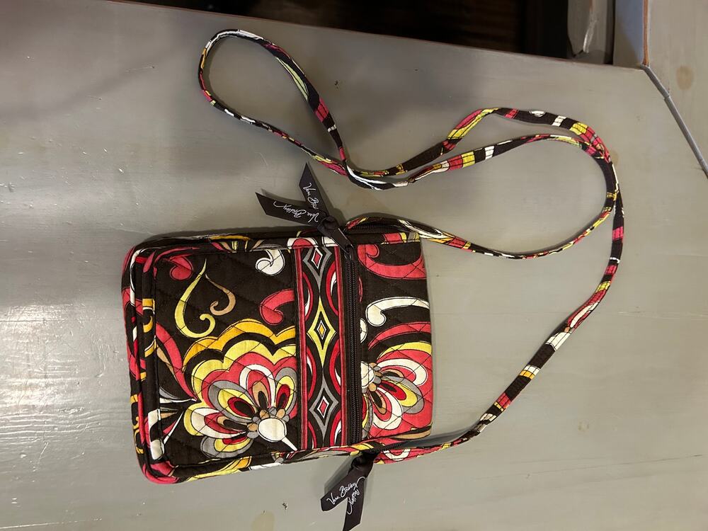 Vera Bradley Brown Printed Crossbody